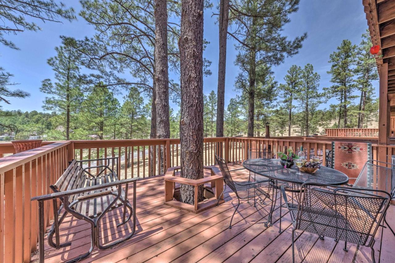 Forested Ruidoso Condo With Deck And Fireplace! Exterior foto